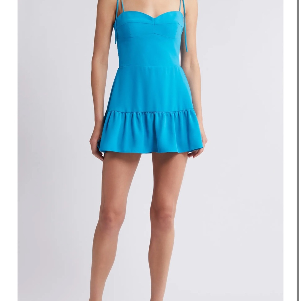 Amanda uprichard champagne skort romper